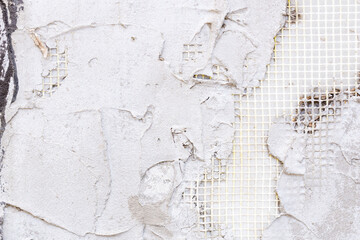 The texture of an old plastered wall