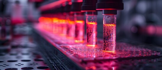 Intricate Microfluidic Device Showcasing Advanced Microengineering for Biomedical Research