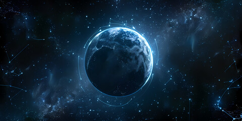 planet, technology, space, universe, background