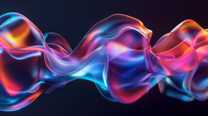 Dive into a mesmerizing collection of liquid abstract organic blob shapes, each flowing...