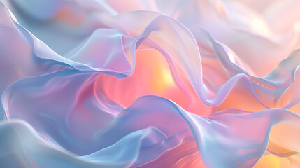 Dive into a realm of elegance and fluidity with a collection of abstract fluid forms resembling...