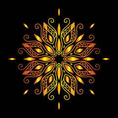 mandala art for design vintage decoration,book cover,motif,Ethnic design,ornament,background