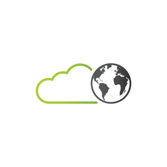 Cloud computing icon 