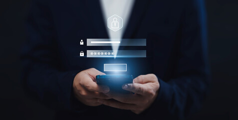 Digital Internet Security and Verification of Business Person Using Smartphone to Verify System...