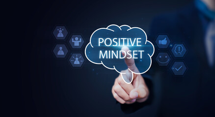 Positive mindset and good mentality. Motivation, creativity, and determination for a thriving environment. Increase business success through positivity.