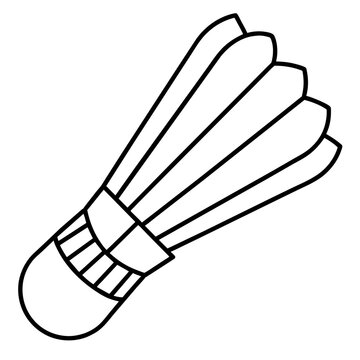 recommend clip art: Feather cock line art vector illustration