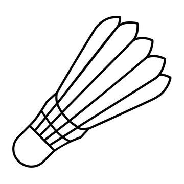 recommend clip art: Feather cock line art vector illustration