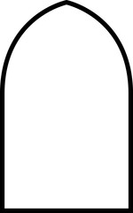 Arabic shapes, windows and arches. Traditional ornamental banner, frame. Muslim holidays, Ramadan Kareem. Modern eastern architecture. Vector illustration.