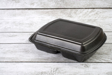 Take Out Food Box or Styrofoam Container. Disposable lunch box food container