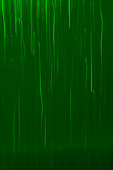 green light lines abstract background