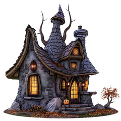Halloween witch house, for a scary Halloween event theme