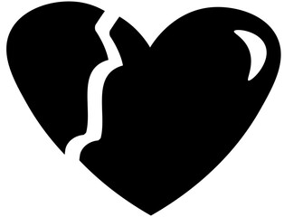 Heart shape symbol . Heart icon . Vector
