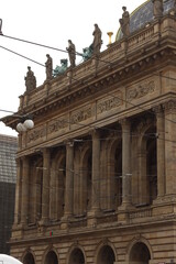 Classic architecture in the city of Prague, Czech Republic