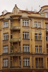 Architecture in the downtown of Prague, Czech Republic