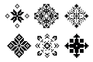 Ukrainian ornament set