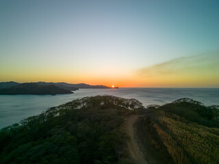 Scenic sunset view in Guanacaste, Costa Rica