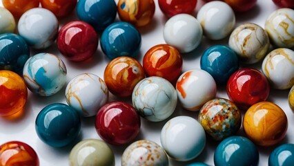 colorful marbles