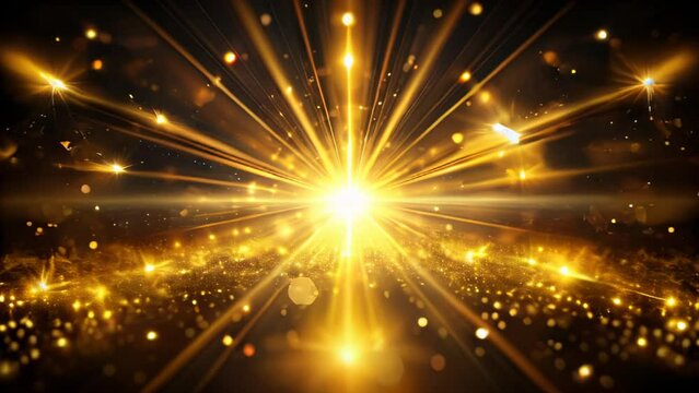 Abstract textured black and gold background
