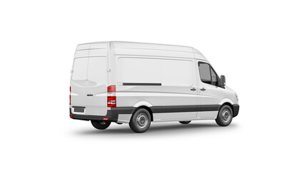 Panel Van Mockup 3D Rendering