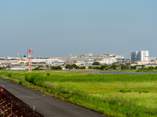 Fototapeta premium 八尾空港周辺の街並み