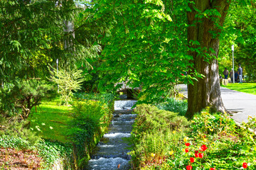Kurpark von Bad Orb (Hessen, Deutschland)