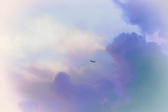 airplane flying in the sky