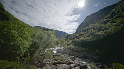 Torrente Biscubio del versante adriatico dell'Appennino, che scorre quasi interamente nella...