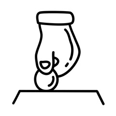 donation of charity doodle icons