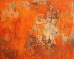 Brown Orange Background. Abstract Grunge Texture on Painted Canvas Illustration