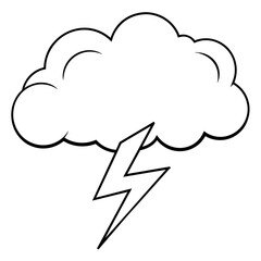 cloud with lightning