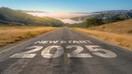 New Start 2025 Road to misty valley