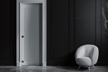 Dark classic style interior design background