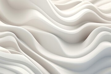 Obraz premium timeless of an abstract surface pattern characterized by fluid white wavy lines, providing a chic and contemporary backdrop for any design application.