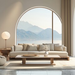 white living room