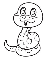 Snake-line catoon A-Z