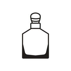 perfume bottle icon logo