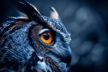 The Eurasian eagle-owl flying in the forest. Beautiful simple AI generated image in 4K, unique.