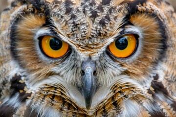 Great Grey Owl portrait, beautiful owl close-up. Beautiful simple AI generated image in 4K, unique.