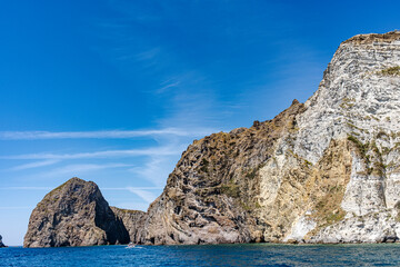 Naklejka premium Il mare dell'Isola di Palmarola Ponza