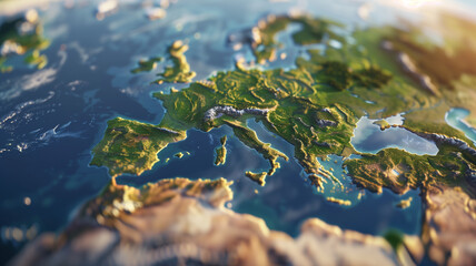 Close-up of earths surface