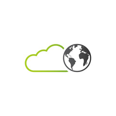 Cloud computing icon