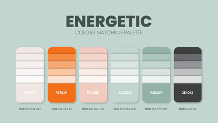 Color palette guide in Underwater colour theme collections. Color inspiration or chart with codes template. Color combination RGB. Colors swatches for graphic design, art, fashion or painting. Vector.