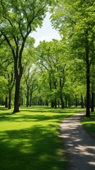 The Picturesque AllÃ©e of Lush Green Trees