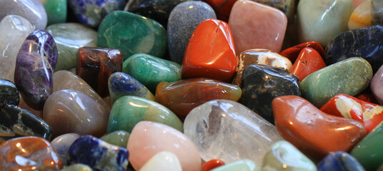 natural mineral collection