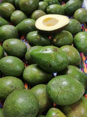 fresh avocado texture