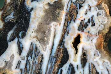 color agate mineral texture