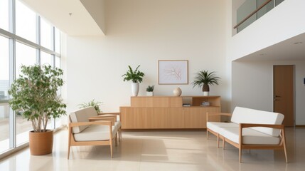 Bright and Airy Scandinavian Living Room With Plants