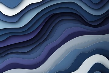 Obraz premium Blue and purple abstract waves background