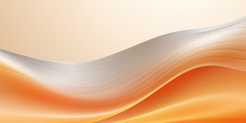 Silver orange wave template empty space rough grainy noise grungy texture color gradient rough abstract background shine bright light