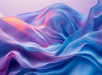 Obraz premium colorful abstract background with flowing liquid shapes